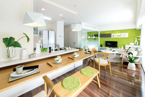 Room and equipment. living ・ dining ※ Model Room F type (May 2013 shooting)