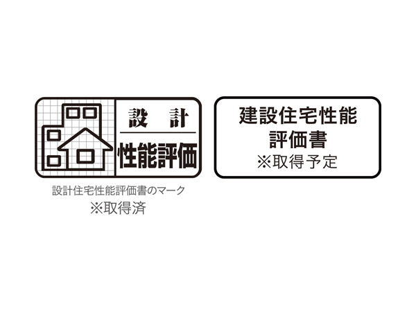 Other.  [Support the reliability with "Housing Performance Evaluation Report"] Anpiru Minami-Fukuoka Station design performance evaluation by the third-party evaluation institutions that country to register is already acquired, Construction performance evaluation is the apartment of the acquisition plan.