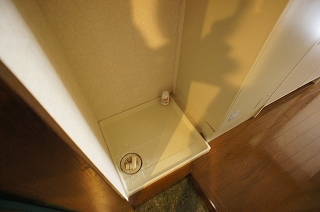 Washroom. Washing machine Storage