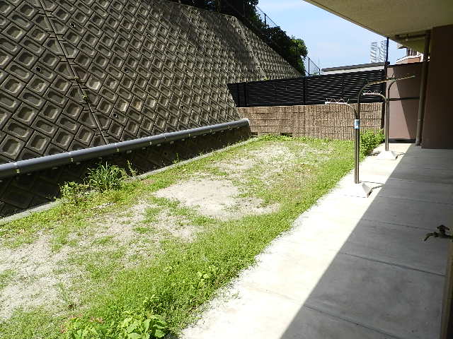 Balcony. Balcony and garden