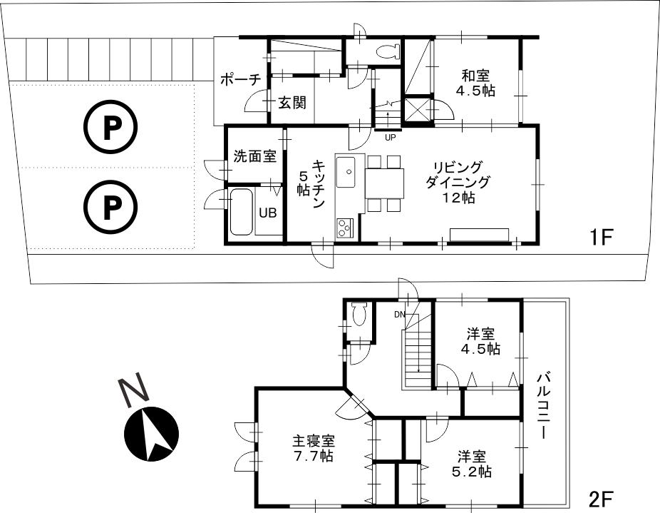 Floor plan. 28.8 million yen, 4LDK, Land area 169.74 sq m , Building area 100.6 sq m