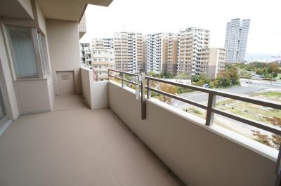 Balcony. wide! ! ! You Jose laundry Omoikkiri