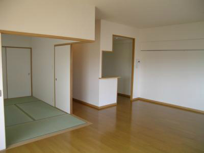 Living and room. Slowly on the sunny large living