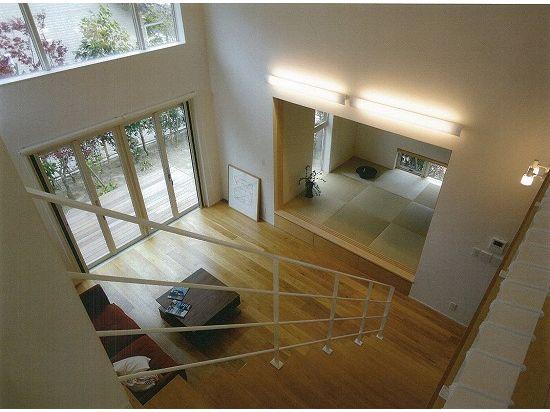 Other introspection. Overlooking the downstairs from the second floor