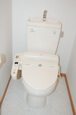 Toilet. Diverted taken between other