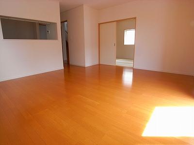 Living.  [The photograph is a property of the same manufacturer and construction] LDK is 16.5 Pledge