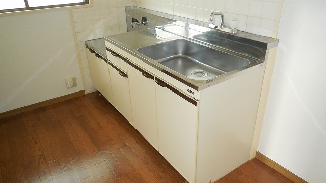 Kitchen. Window with kitchen