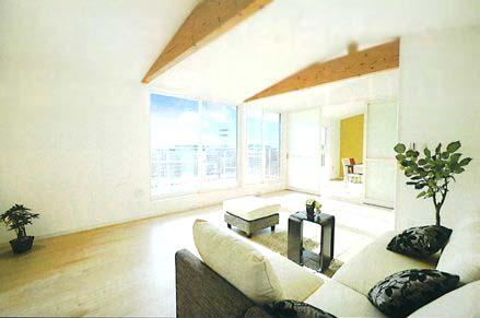 Living. A bright room with all the living room facing south