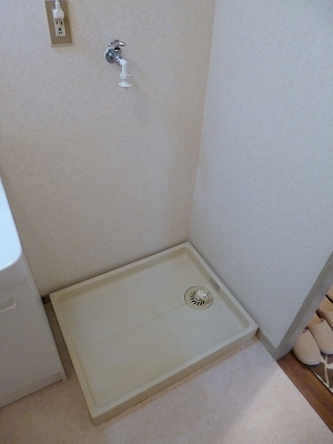 Balcony. Washing machine in the room