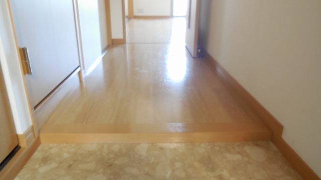 Entrance. Light will shine to the door