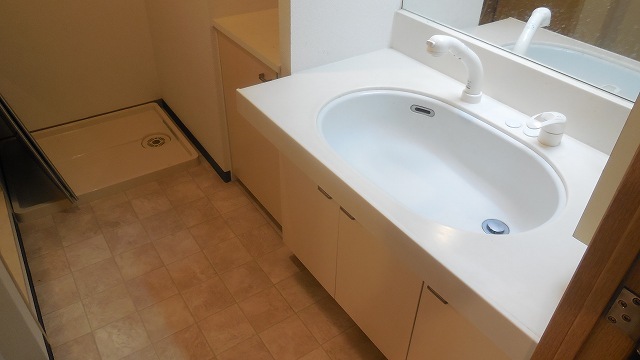 Washroom. Shampoo dresser equipped