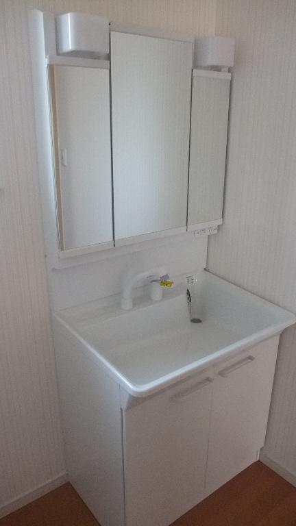 Wash basin, toilet. It is different from the real thing.