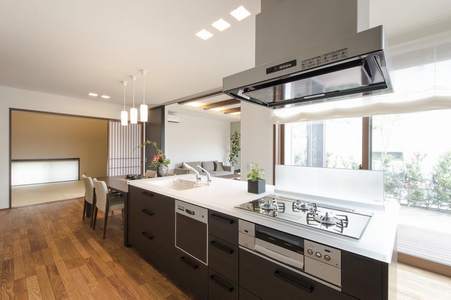 Model house photo. No. 8 land kitchen