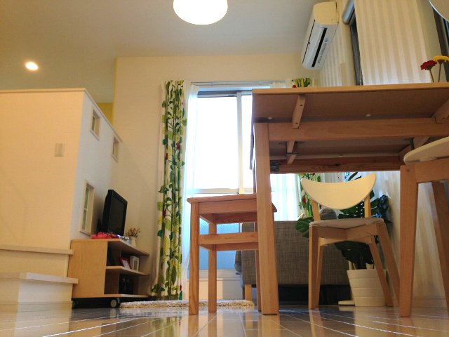 Other room space. It is a wide living room and spacious.