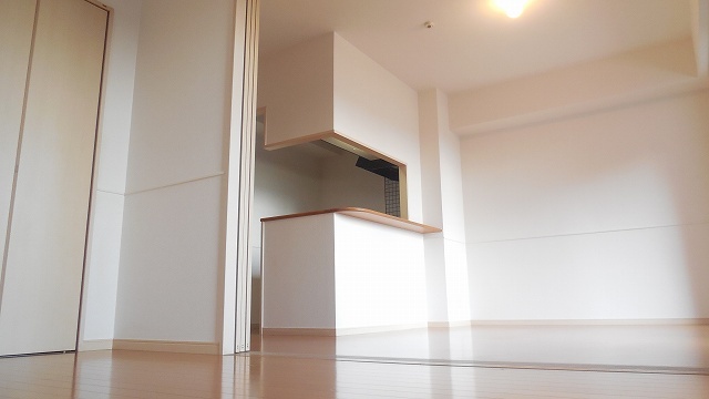 Living and room. Counter Kitchen