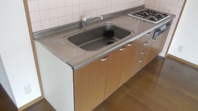 Kitchen. Can be a stretch of 3 dishes was charged with 3-burner stove