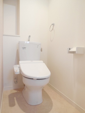 Other room space. Shower is a toilet