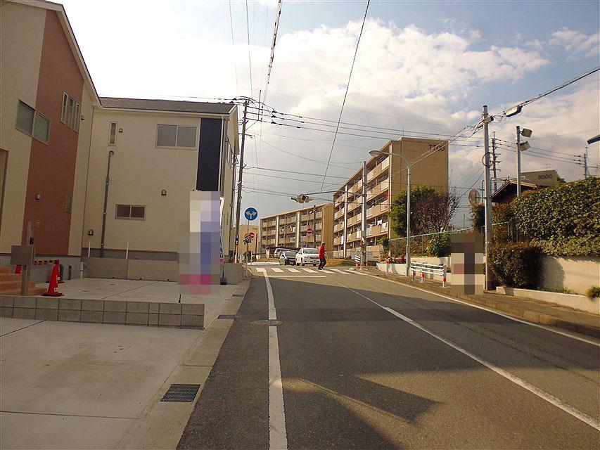 Local photos, including front road. Front road (width 8.7m)