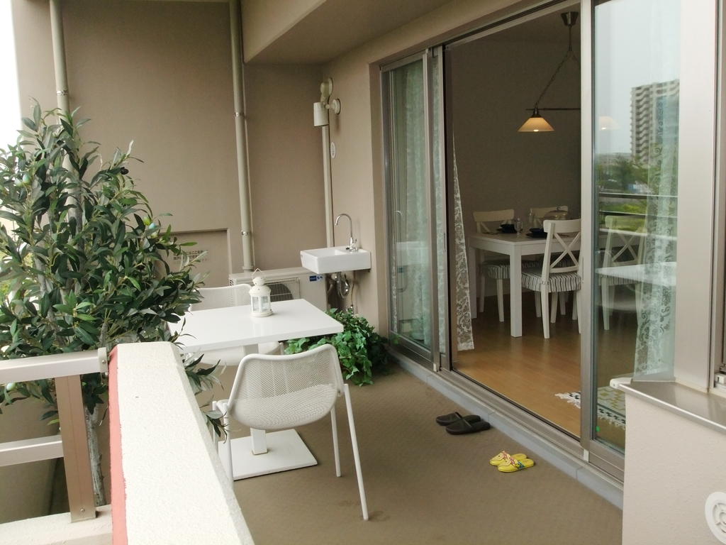 Balcony. Publication photograph furniture ・ Consumer electronics is an image, In fact it is not attached.