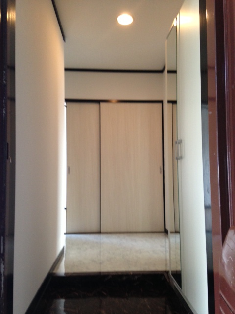 Entrance. Stylish entrance hall! I re-covered all the floor!