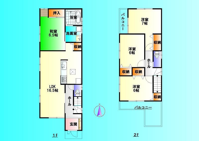 Floor plan. 28,300,000 yen, 4LDK, Land area 116 sq m , Building area 97.2 sq m this floor plan is, It has decided to "separate private room" floor plan with the image of the (^_^) / Often your family size ・ Children's is also large ・ The future is the floor plan suited for your family, such as live events and their parents (^_^) /