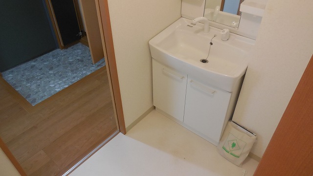 Other room space. Bathroom vanity