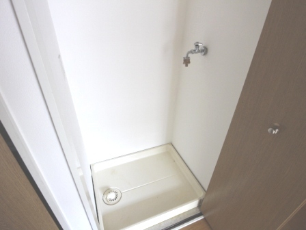 Balcony. Washing machine in the room