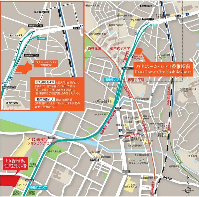 Local guide map. Information map