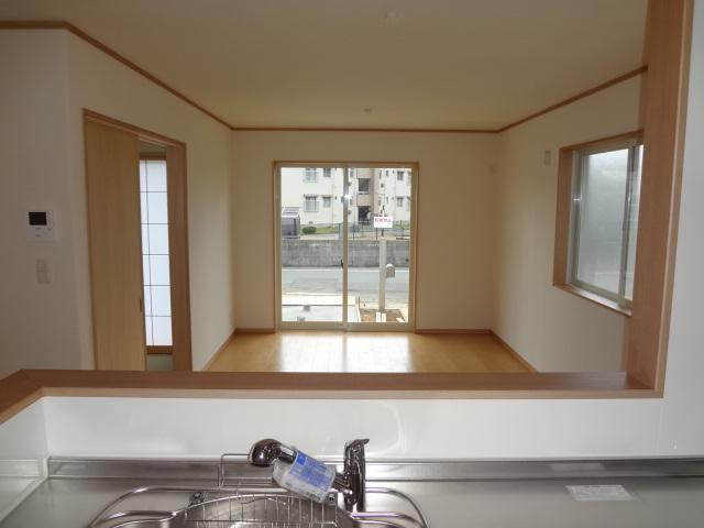 Living. The view from the kitchen