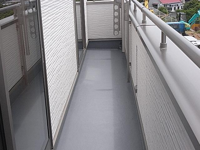 Balcony. The photograph is a property of the same manufacturer and construction