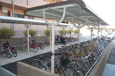 Building appearance. Bicycle-parking space