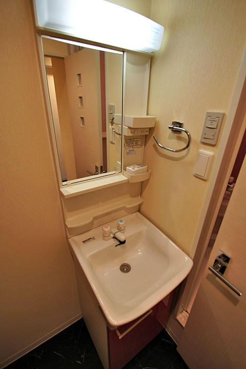 Washroom. Wash basin