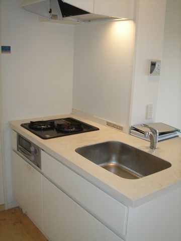 Kitchen. Smart kitchen two-burner stove with