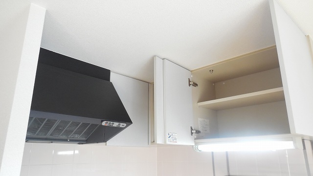 Other room space. Top kitchen storage