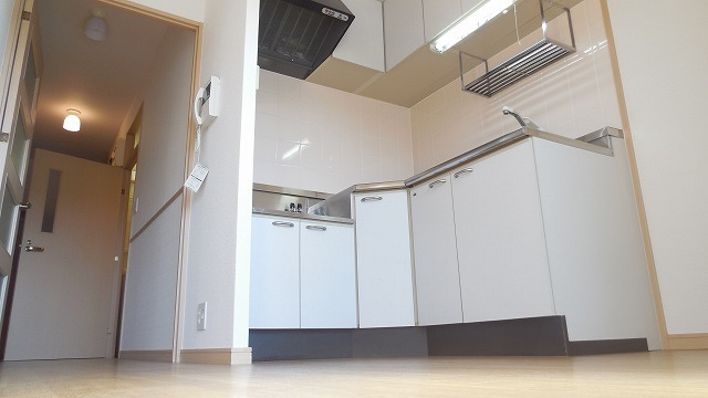 Kitchen. L-shaped kitchen