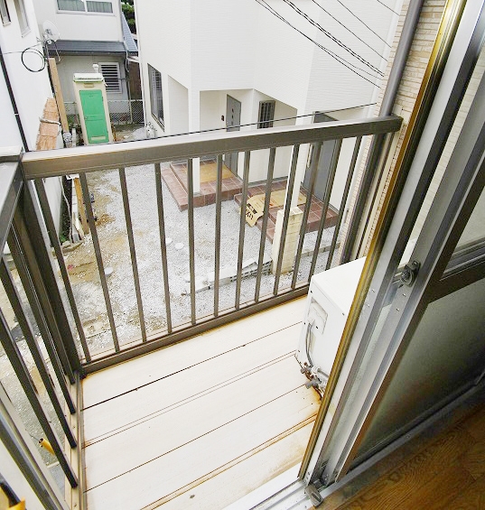 Balcony. There are also firmly balcony