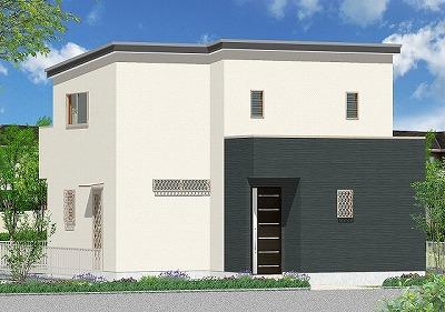 Rendering (appearance). Zenshitsuminami direction! Wood deck equipped with red cabbage 4-minute walk, Rich shopping convenient, such as other Daiei Sasaoka shop