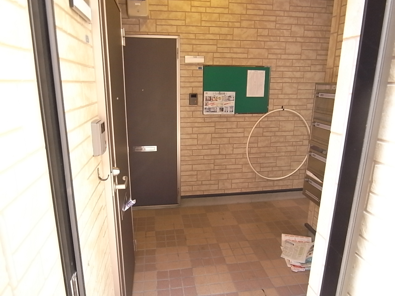 Other common areas. Building entrance part.