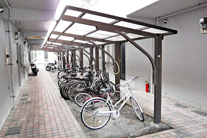 Other common areas. Bicycle-parking space