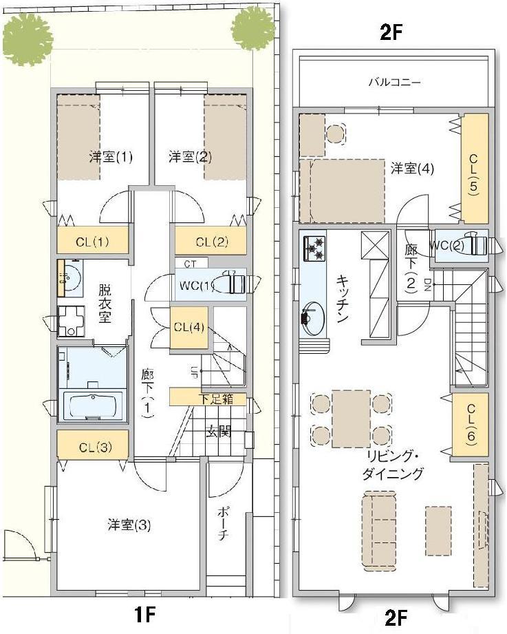 Floor plan. It is less than 10 minutes' walk from the 750m popular Beppu elementary school to Beppu elementary school.