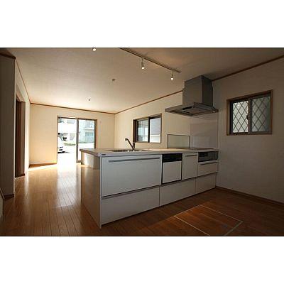 Kitchen. All-electric! Care easy with IH heater