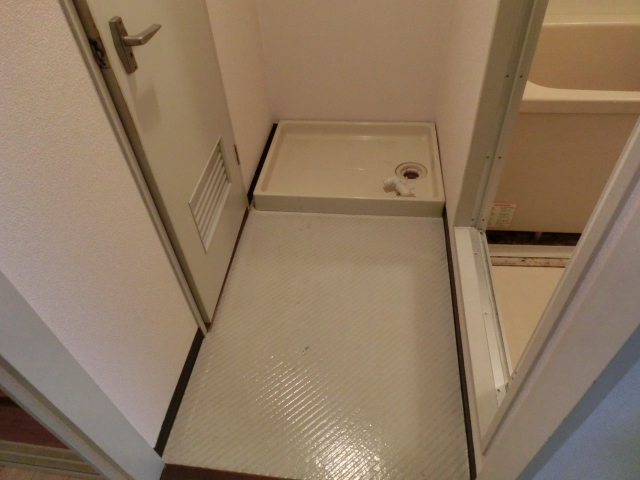 Other room space. Washing machine in the room