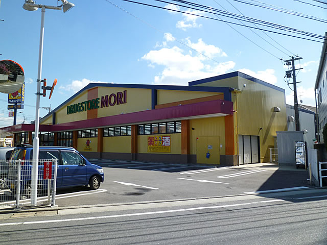 Dorakkusutoa. Drugstore Mori 230m to (drugstore)