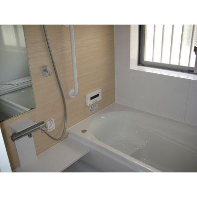 Bathroom. With happy bathroom window!