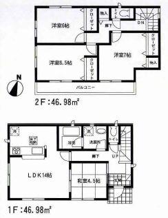 Floor plan. 20.8 million yen, 4LDK, Land area 110.36 sq m , Building area 93.96 sq m ☆ TEL: 0800-808-9366 *: You can guide you on the same day * ☆