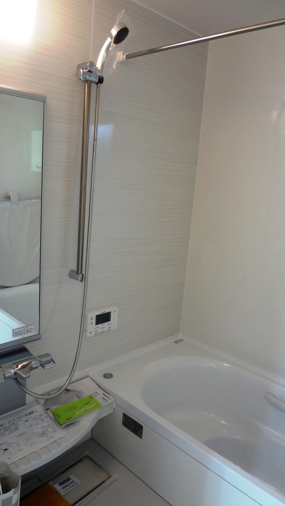 Bathroom. Bathroom heater dryer with warm tub