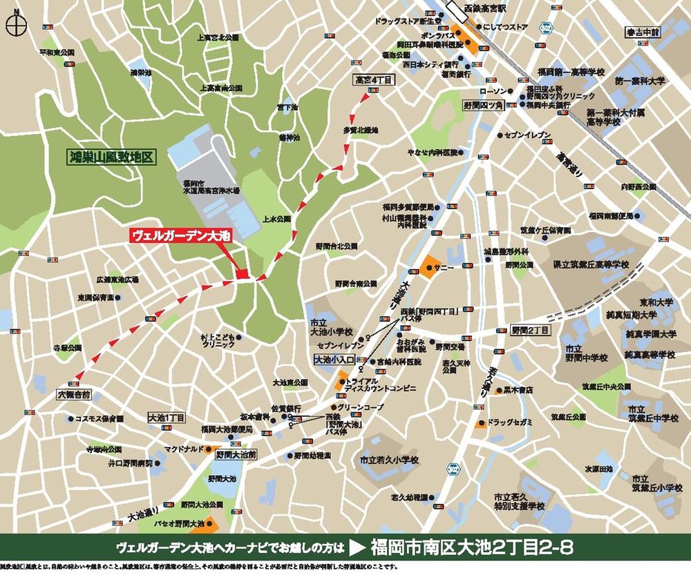 Local guide map