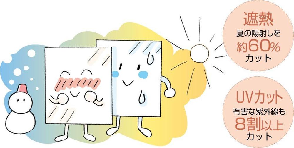 Other Equipment. Adopt a thermal barrier high adiabatic Low-E double glazing in all the windows.