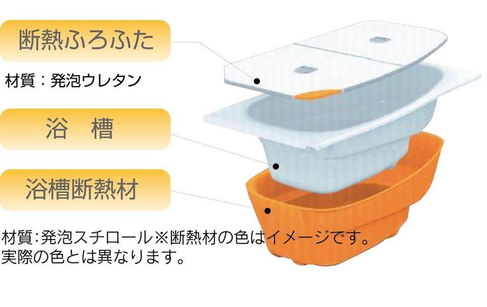 Bathroom. Much warm thermos bath with double insulated equipment structure.