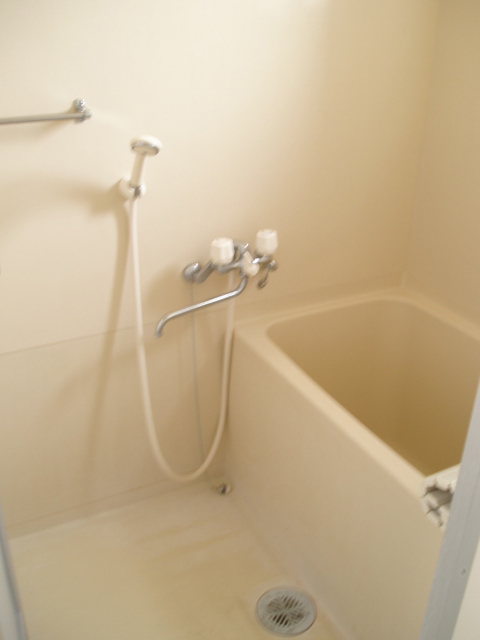 Bath. Bathing toilet separate looks happy. 